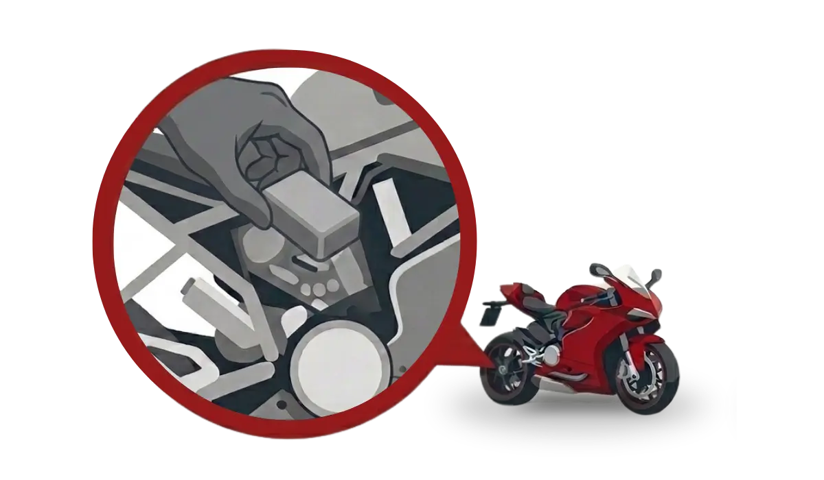infografica che mostra come funziona Trackting SMART antifurto GPS per auto e moto senza canone