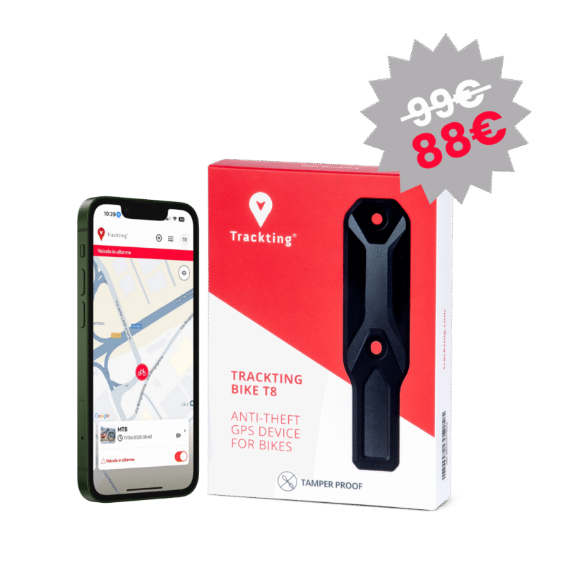 Trackting BIKE T8 (con canone 29€/anno)