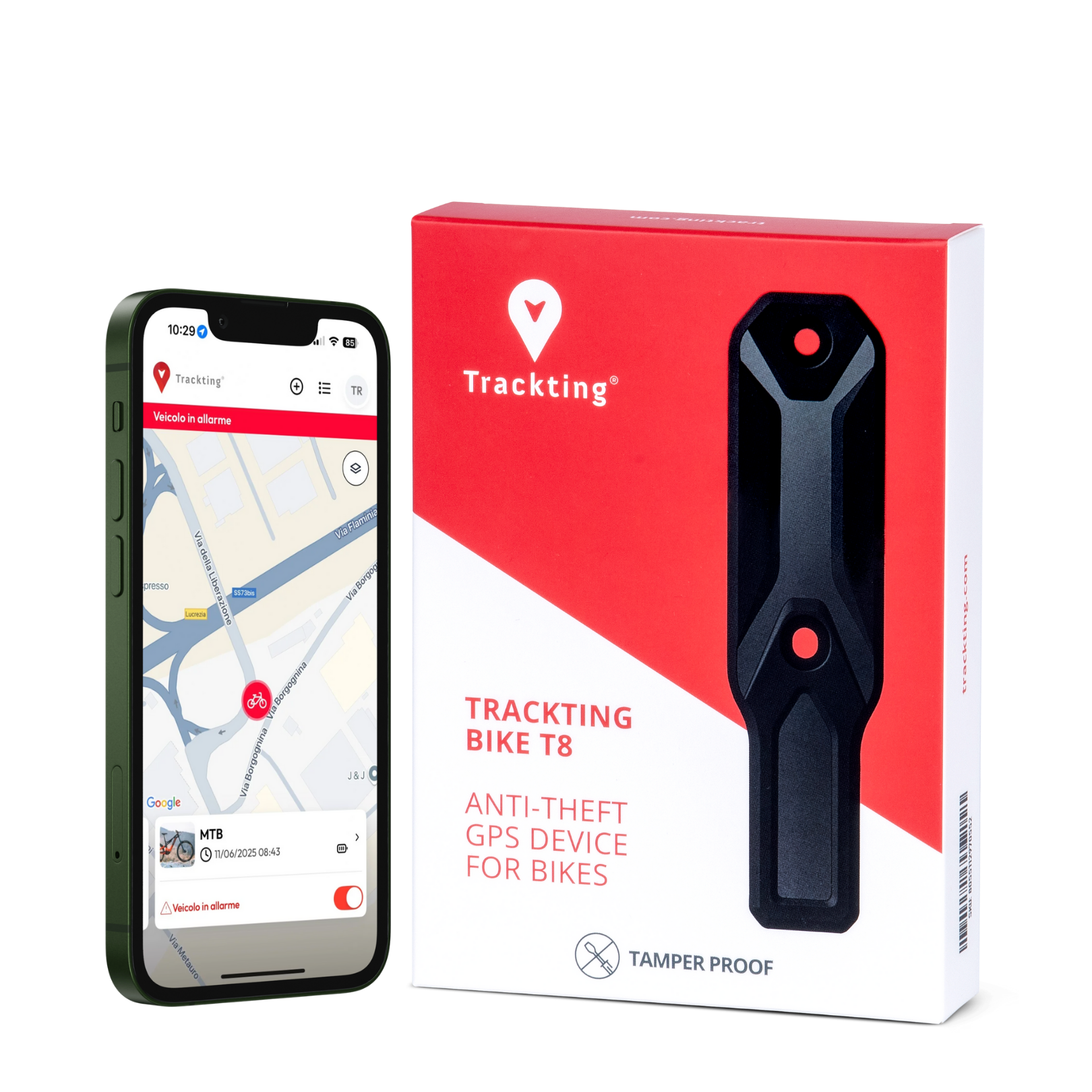 Trackting BIKE T8 (con canone 29€/anno)